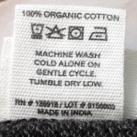 Zestt Dreamsoft Organic Cotton Travel Scarf Colorblock Brown Charcoal Oatmeal - Picture 6 of 7